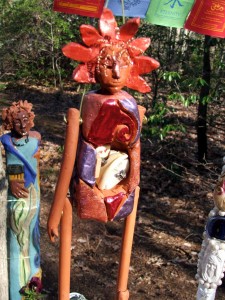 Garden Goddess Flower Head Doll