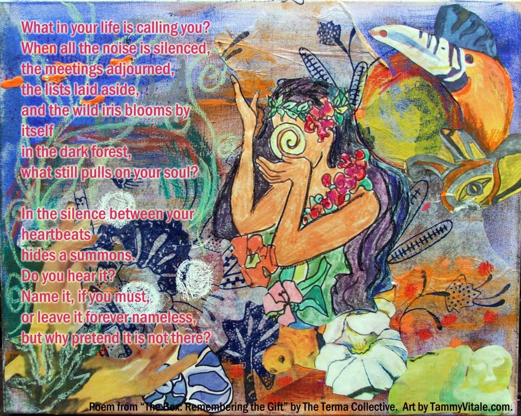 Original art with poem by the Terma collective