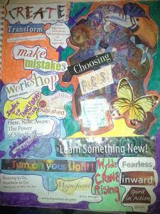 Vision Journal page for 2015...but I have to make another one for PLAY!!!