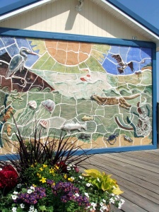 "Chesapeake", 11.5' x 17' public art commission on the Boardwalk in North Beach Md, designed, created and installed by Tammy Vitale 2006
