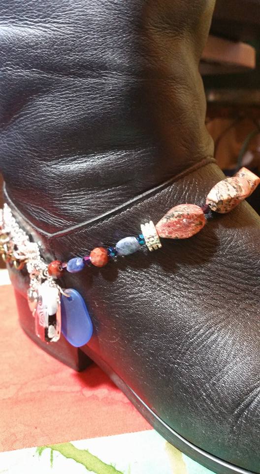 picture of a boot bracelet made by Tammy Vitale