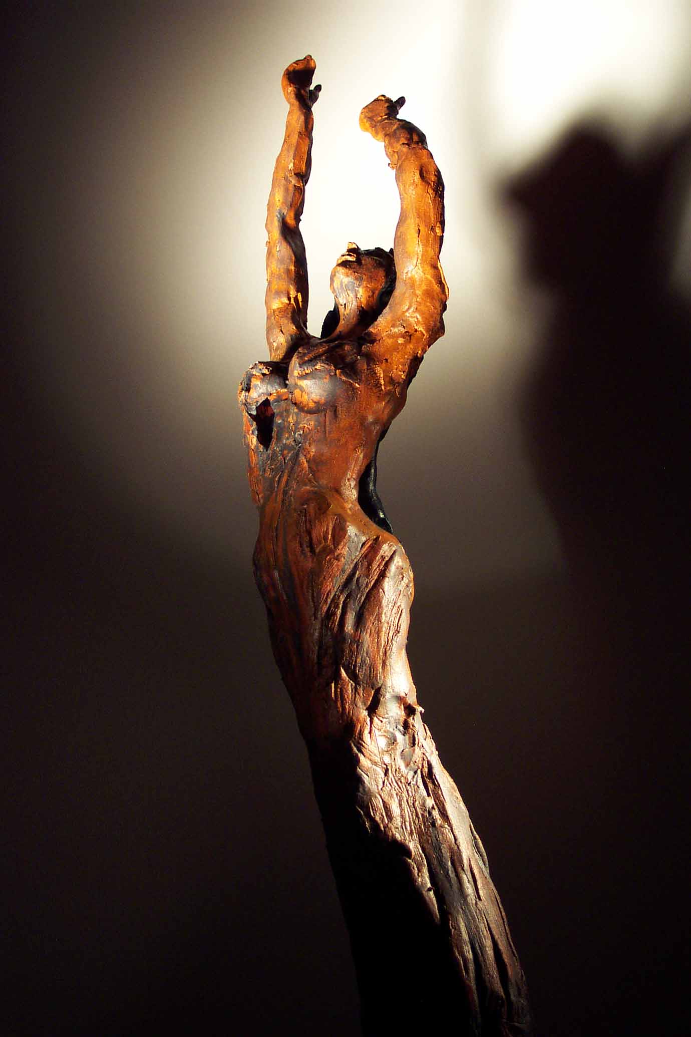 ceramic sculpture, Prayer for the Redwoods by Tammy Vitale.